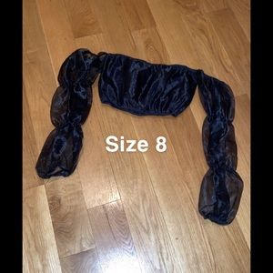 Nasty Gal organza crop top